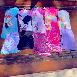 Toddler matching shorts pajama bundle